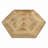 Natural and Black 2-Piece Nesting Table