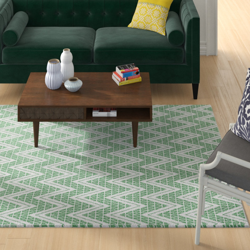 Stephenie Chevron Indoor Rug, Rectangle 5' x 7'
