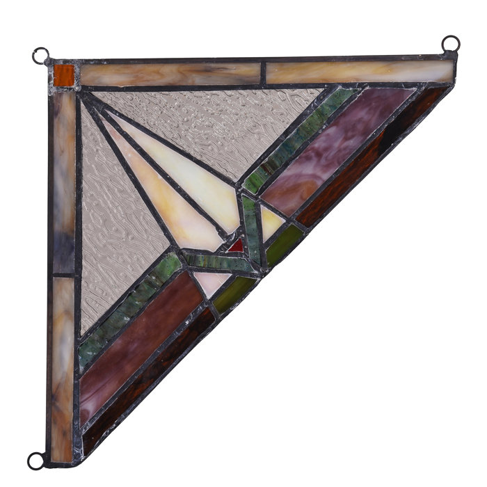 Millwood Pines Tiffany Geometric Window Panel & Reviews | Wayfair