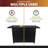 Rectangle Aluminum Fire Pit Table with Hidden Fuel Tank