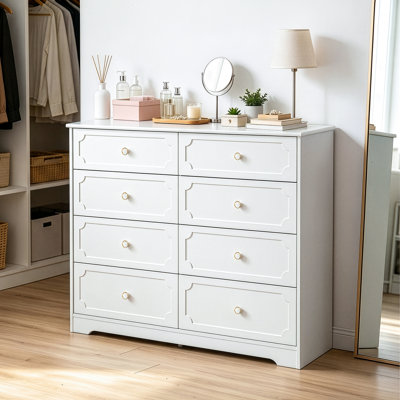 Commode 8 tiroirs 41,3 pouces
