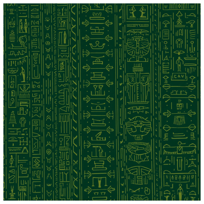 Hieroglyphics Art Pattern Comforter, King