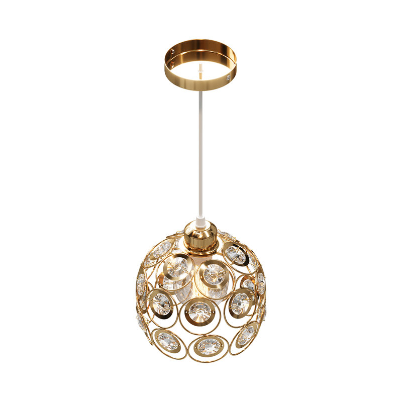 1 - Light Natural Dome Pendant