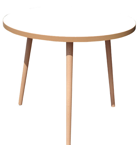 Cube Four Leg Coffee Table, White