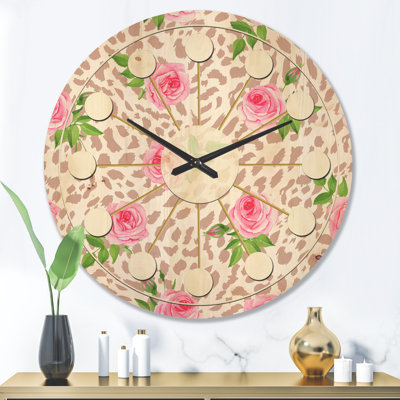 Horloge murale Leopard