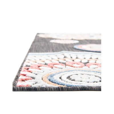 Firman Beachcrest Home Spiral Wygant Indoor/Outdoor Area Rug