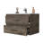 Maine Bathroom Vanity Wall Mounted With 2-Drawers