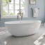 Baignoire de trempage autoportante en acrylique 65 po x 30 po