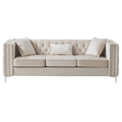 Glory Furniture Paige Sofa, Upholstered Sofa