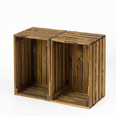 Caisse en bois massif Loon Peak®