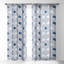 Panneau de rideau transparent Camilla Foss Circles In Blue Ii 1pc-40041537
