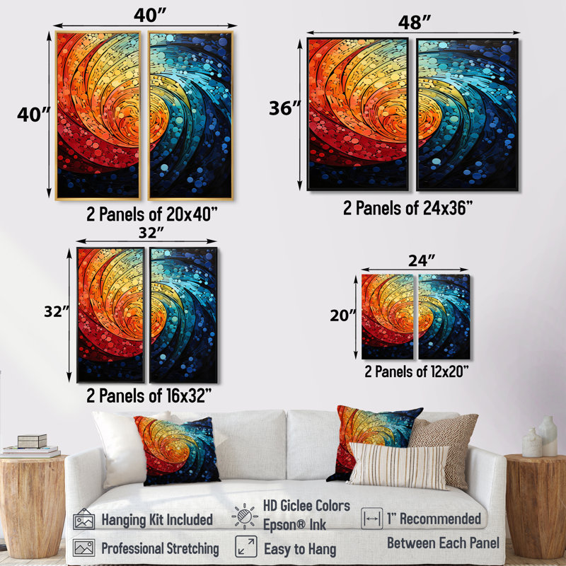Art rigide, art mural contrastant Cadence II, 20" H x 24" W, Impression encadrée flottante, Brown