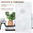 Frosted Glass 5-Lite Sliding Pocket Door White Standard Door with Hardware Kit Set-90706812