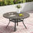 Teressa Round Outdoor Dining Table Umbrella Hole , 53 " W 53 " D-779820907-769156511