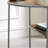 Round End Table with Three Shelves