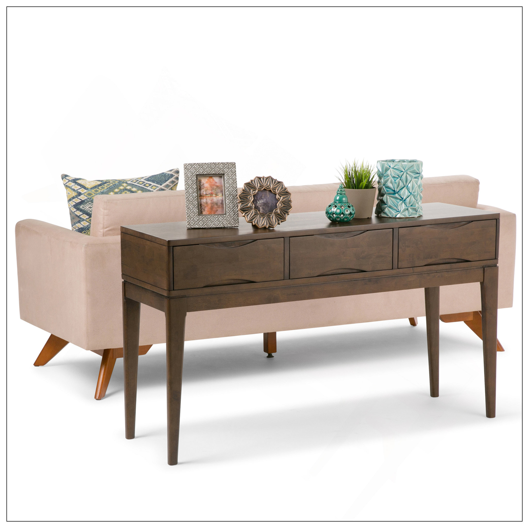 Hokku Designs Harper - Console Sofa Table - White - Wayfair Canada