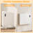 1500w Convection Panel Heater - Ultra Quiet Wall Mount Space Heater With Remote, Timer & Led Display, Portable Electric Heater For Indoor Use, Fanless Design, Plug-in Wall Mounted Heater