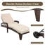 Chaise longue d'extérieur en osier avec coussins WFMFL-AHAX2401RO-2AKA-101 -433285050