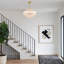 Lustre tambour 4 lumières en lin moderne-170894080-170894095-170894090