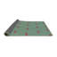 Tapis vert / rose à motifs-1866388722