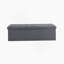 Banc de rangement pliant pour repose-pieds, repose-pieds repose-pieds, banc de bout de lit, commode de rangement, pour salon, chambre à coucher, entrée, gris-1831028647