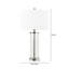 Kiwanna 66.7cm Tall Table Lamp for Bedroom Furniture, Bedside Buffet Lamp with Glass Base