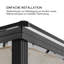 Blumfeldt Polyester Side Wall for Gazebo-119568624-119568625