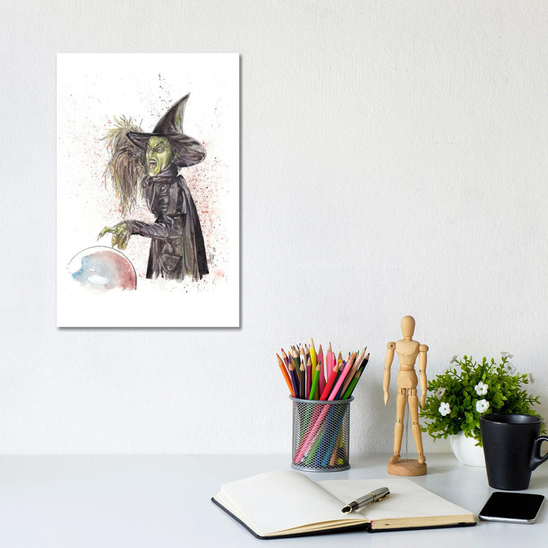 Wicked Witch by Adam Michaels - Wrapped Canvas Gallery-Wrapped Canvas Giclée, 20.32 cm H x 30.48 cm W