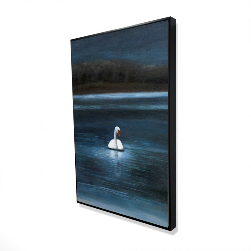 Magnifique cygne, reproduction sur toile