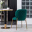 Chaise de salle à manger en velours-1043310813