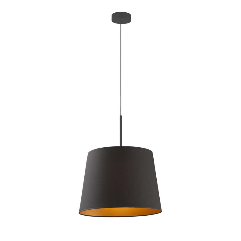 Tunnell 1 - Light Single Pendant, Brown, Black