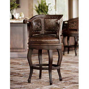 Tabouret de bar pivotant en bois massif de 30 po Cardinal