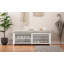 Banc à chaussures avec rangement et coussin, banc de rangement à volets avec charme pour le salon, vestibule-467926169
