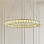  Lustre de style art moderne 32 po avec éclairage à DEL de style Halo
