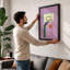 Basketball Hoop Geometry Geometric - Framed Print-730427772-730427773