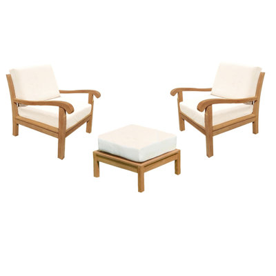 Napa Outdoor Lounge Chair with Ottoman , Sunbrella® Cushions Included