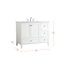 Ensemble de meuble-lavabo simple 42 po Selma-1683716508