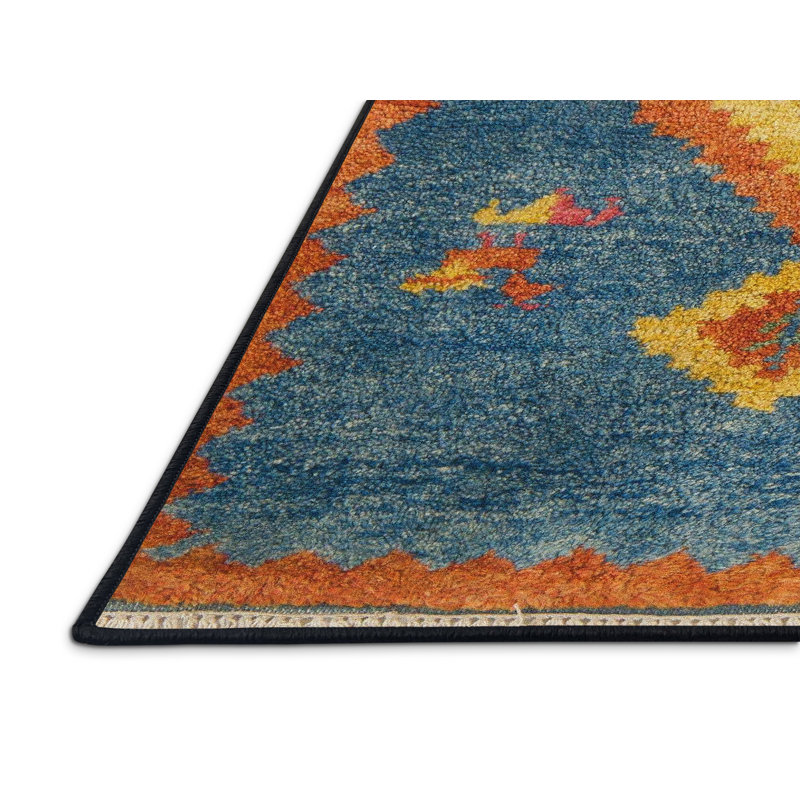 Moroccan Indoor Rug, Rectangle 4' x 6'