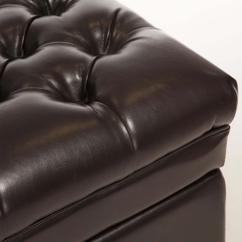 Banc de rangement contemporain pour couloir ou entrée, Espresso