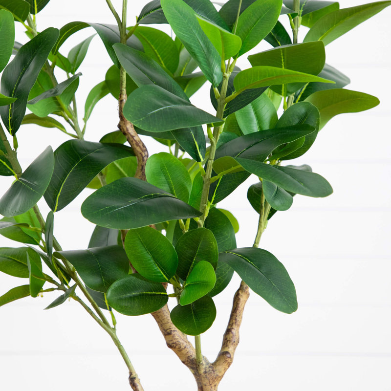 7 pi Ficus Audrey artificiel, H 48 po x l 22 po x P 6 po