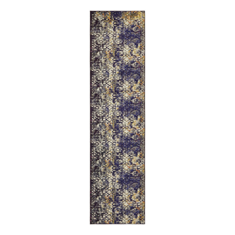 Dimonetta Washable Abstract Indoor Rug, Runner 2'7" x 10'