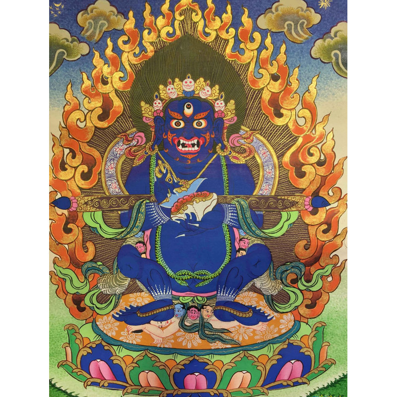 Small Sized Vajrapanjarnatha Mounted On A Brocade