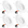 6" 3000K Remodel IC LED Retrofit Recessed Lighting Kit