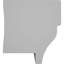 H 1 3/8 po x P 1 3/8 po x L 96 po, moulure à bande arrière en PVC TrueCraft, blanc