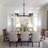 5 - Light Dimmable Wagon Wheel Chandelier