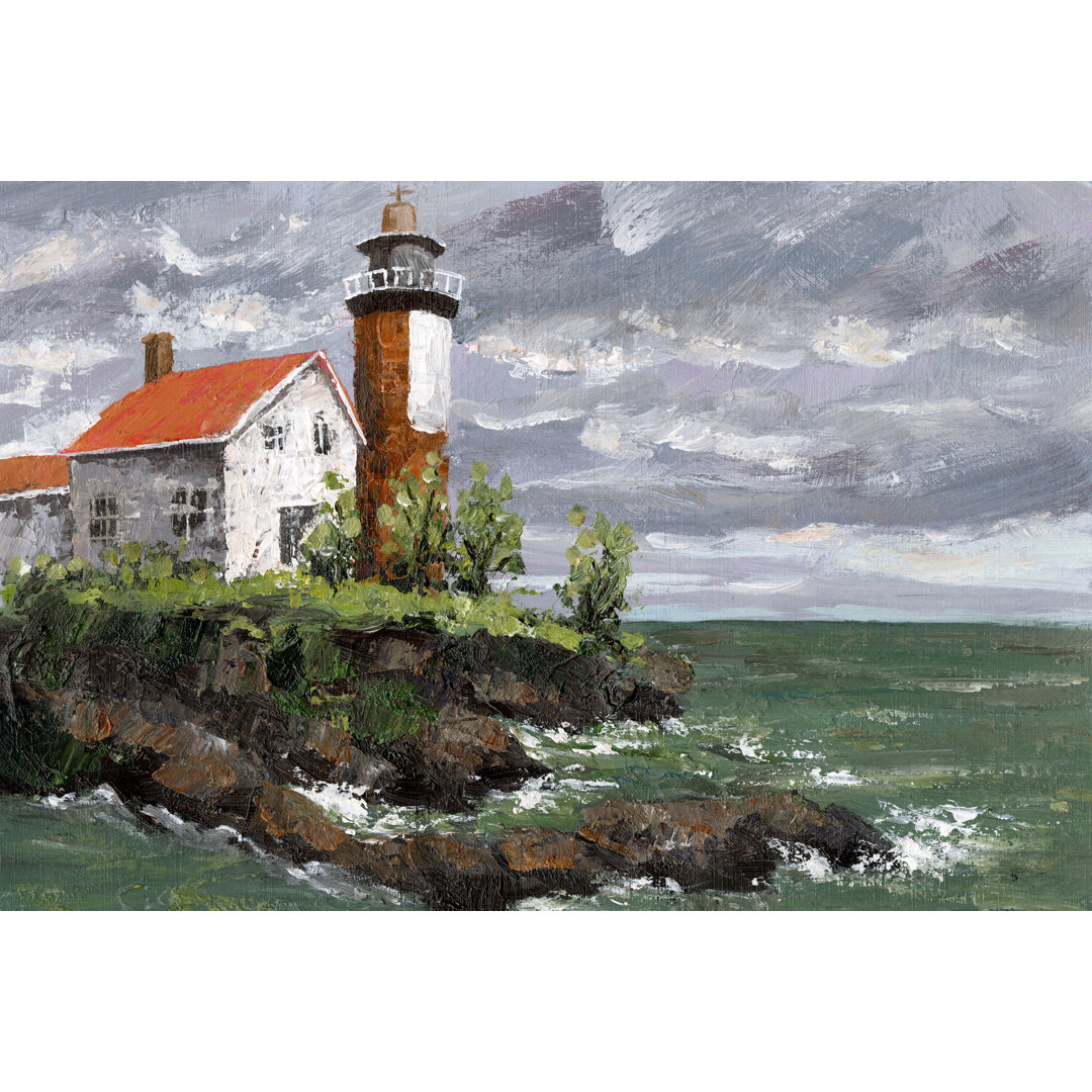 Lighthouse Landscape - Wrapped Canvas Painting