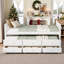 Lit de jour polyvalent avec lit gigogne escamotable et tiroirs de rangement - Solution de sommeil peu encombrante pour les chambres d'amis et les maisons compactes-1951385387