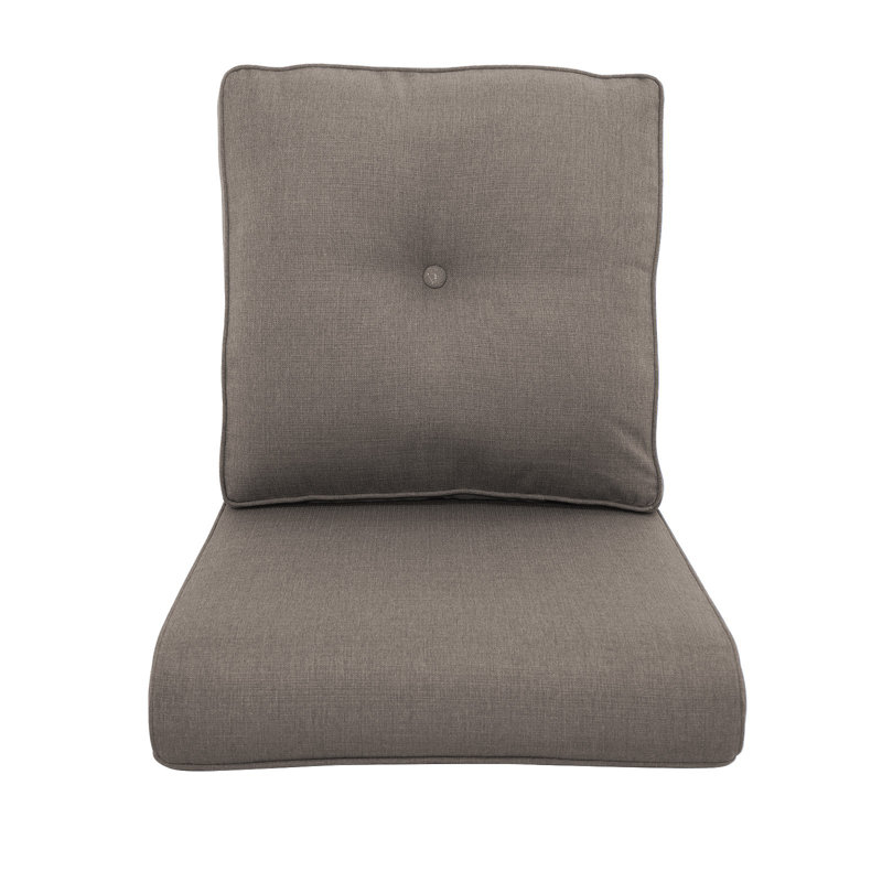 Coussins de remplacement pour meubles d'extérieur 24 po x 22 po Carolina, 1, Gris