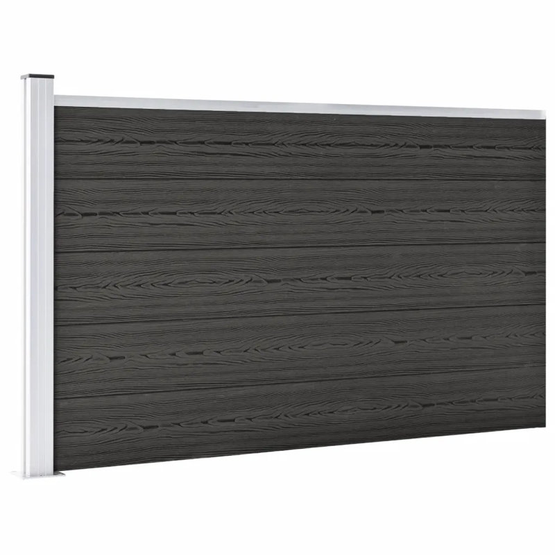 Abreanna Garden Fence WPC 175x105 cm, Grey