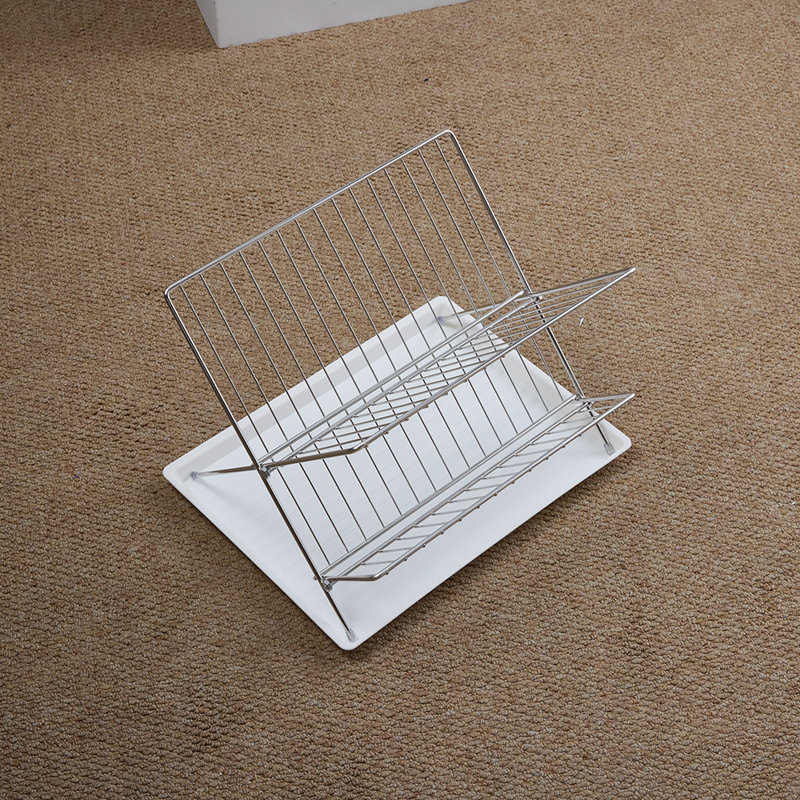 Adjustable Countertop Dish Rack, Stainless Steel